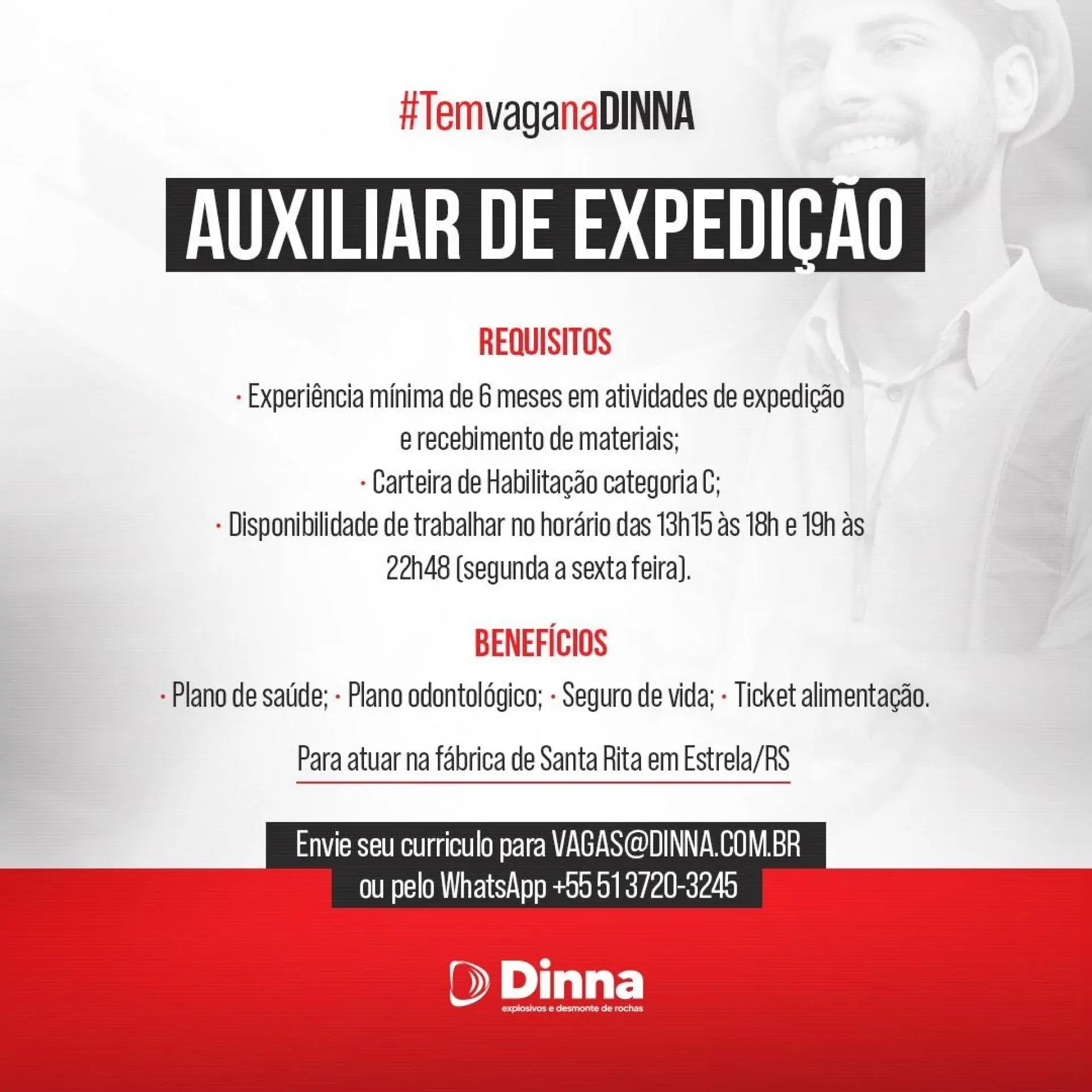 Auxiliar de expedição
